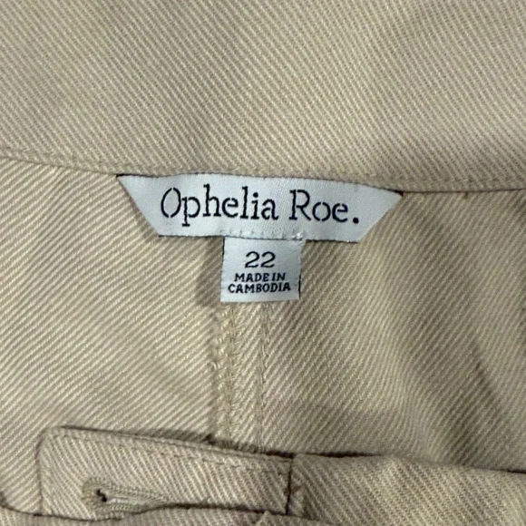 Elegant Beige Wide Leg Women's Pants - Picture 3 of 4